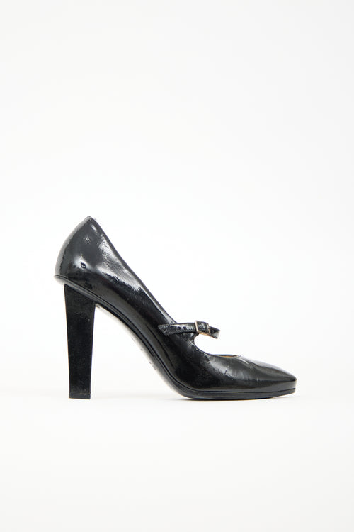 Jimmy Choo Patent Kindle Pump