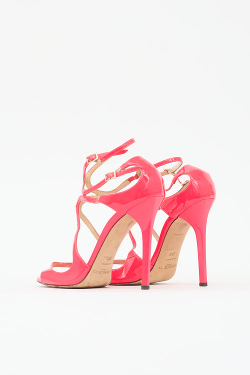 Jimmy Choo Patent Lance Sandal