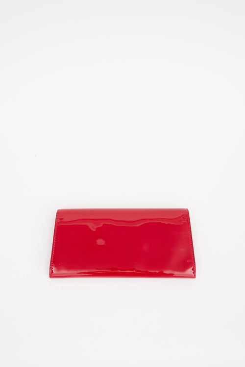 Jimmy Choo Patent Leather Margot Clutch