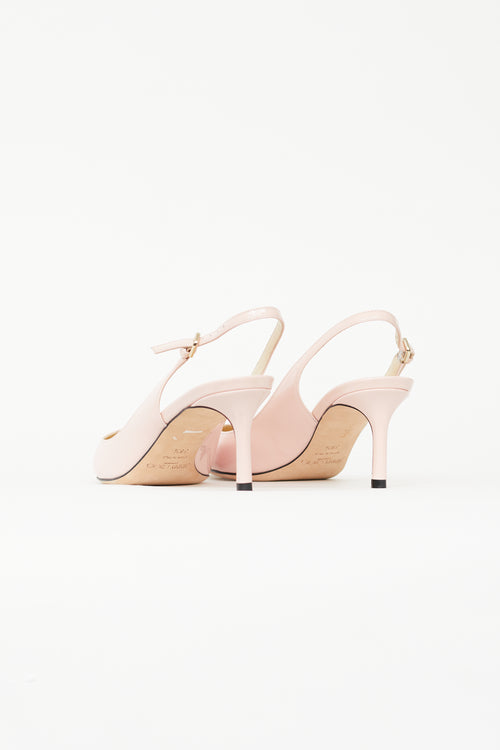 Jimmy Choo Pink Patent Erin 60 Heel