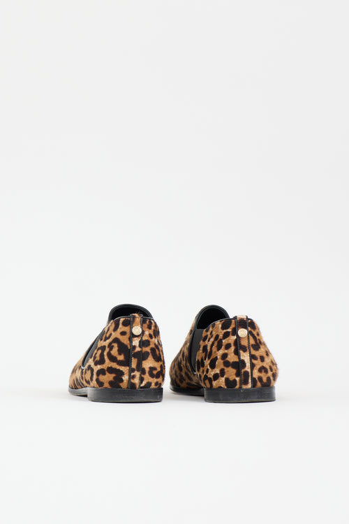 Jimmy Choo Printed Hair Glint Loafer