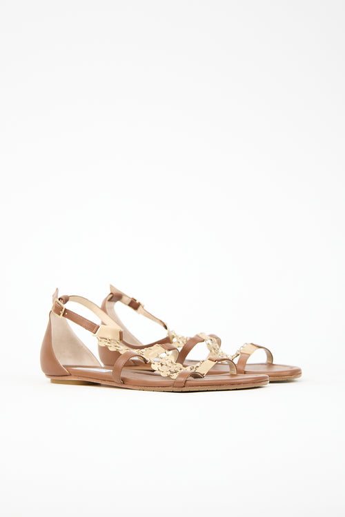 Jimmy Choo Leather Wyatt Discs Sandal