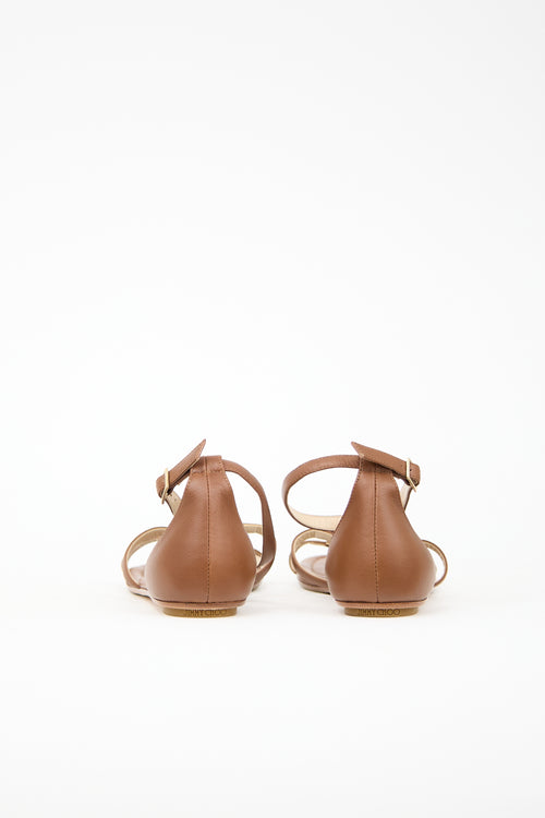 Jimmy Choo Leather Wyatt Discs Sandal