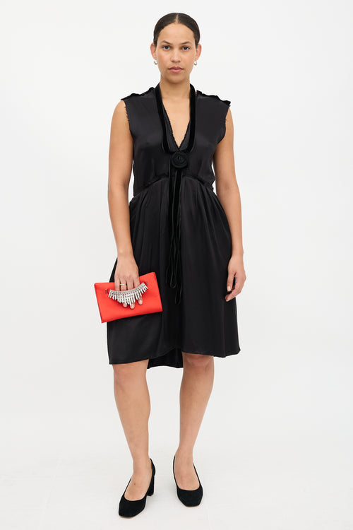 Jimmy Choo Satin Venus Clutch