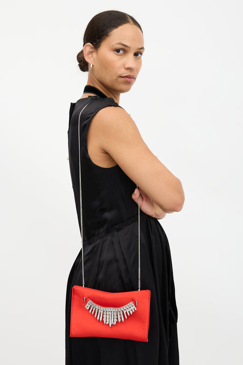 Jimmy Choo Satin Venus Clutch