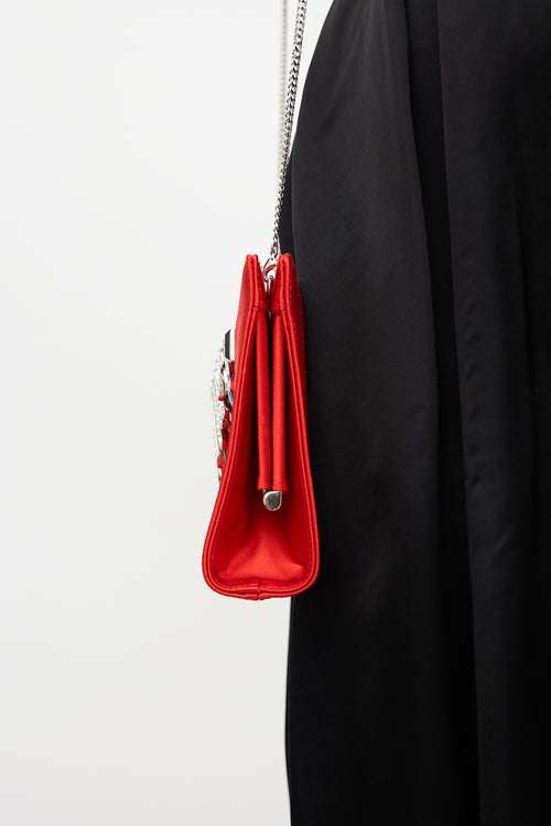 Jimmy Choo Satin Venus Clutch