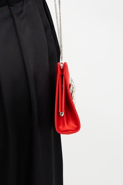 Jimmy Choo Satin Venus Clutch