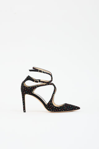 Jimmy Choo Suede Lancer Heel