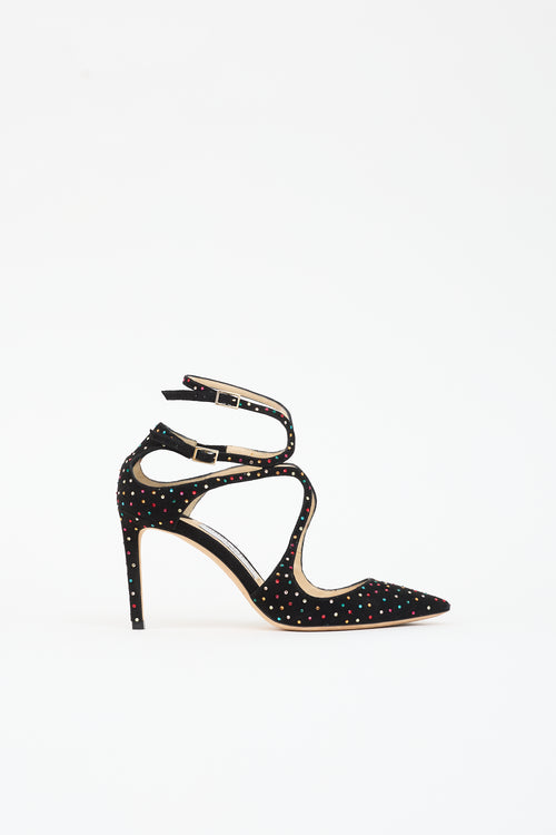 Jimmy Choo Suede Lancer Heel