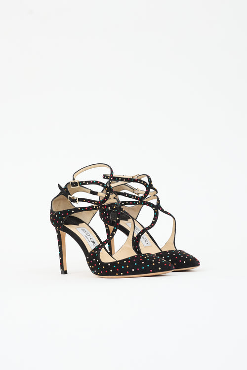 Jimmy Choo Suede Lancer Heel
