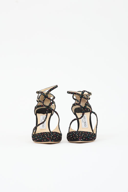Jimmy Choo Suede Lancer Heel