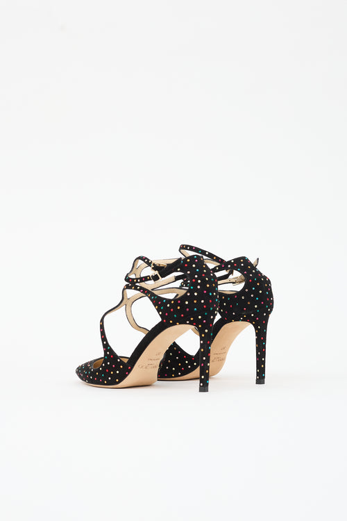 Jimmy Choo Suede Lancer Heel