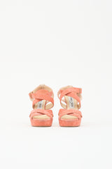 Jimmy Choo Suede Platform Sandal