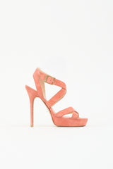 Jimmy Choo Suede Platform Sandal