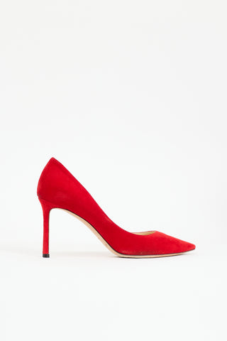 Jimmy Choo Suede Romy Pump