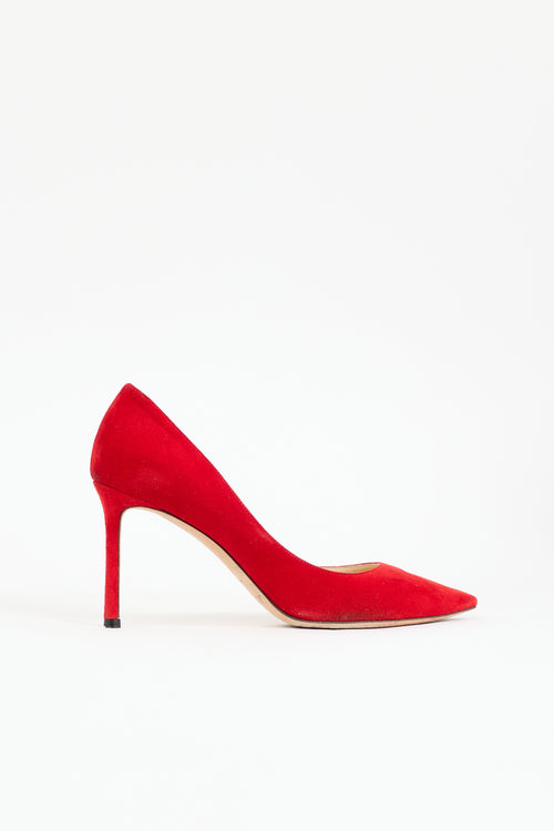 Jimmy Choo Suede Romy Pump