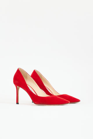Jimmy Choo Suede Romy Pump
