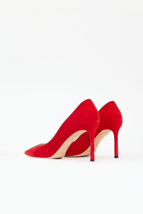 Jimmy Choo Suede Romy Pump