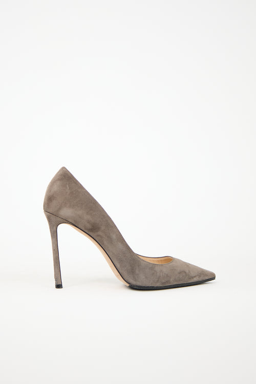 Jimmy Choo Suede Romy Pump