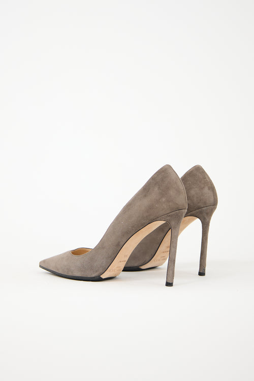 Jimmy Choo Suede Romy Pump