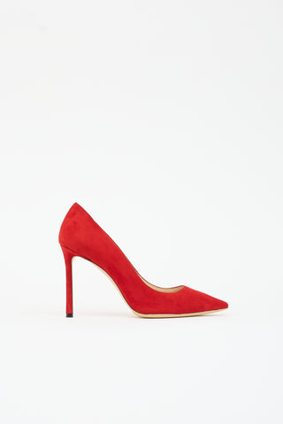 Jimmy Choo Suede Romy Pump