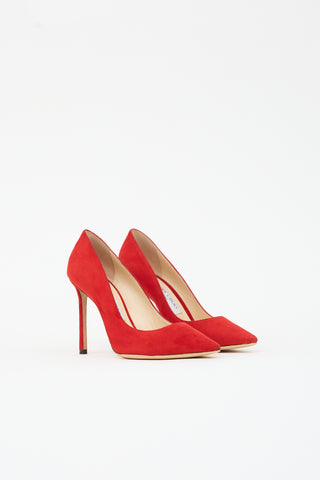 Jimmy Choo Suede Romy Pump