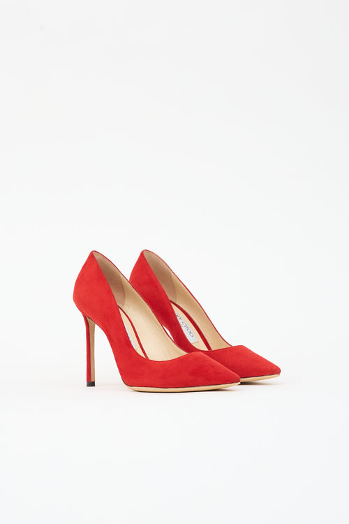 Jimmy Choo Suede Romy Pump