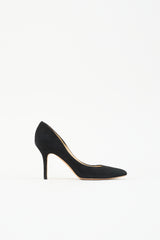 Jimmy Choo Suede Rounded Pump
