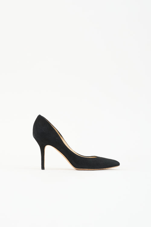 Jimmy Choo Suede Rounded Pump