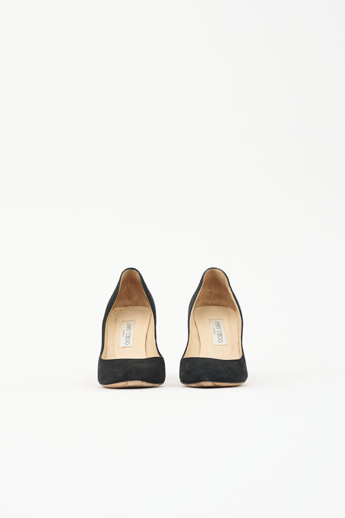 Jimmy Choo Suede Rounded Pump