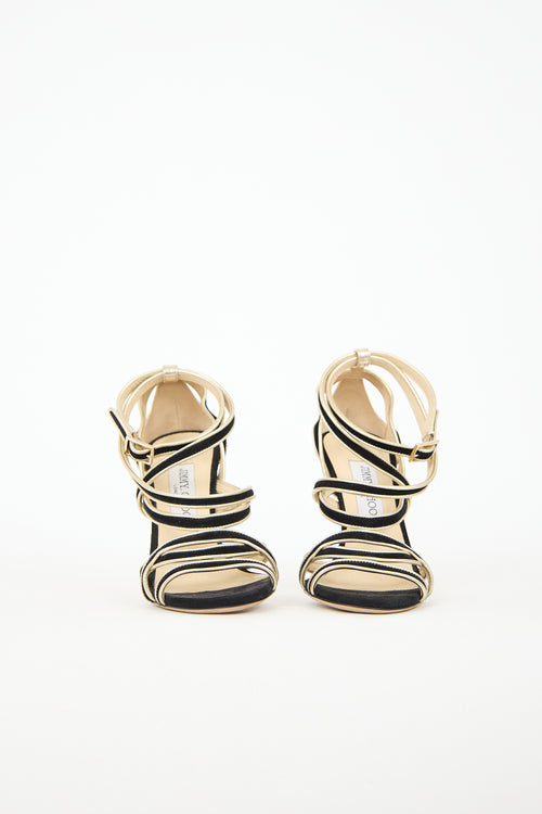 Jimmy Choo Suede Vargo Strappy Sandal