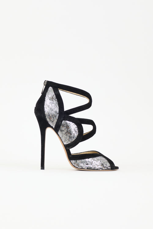 Jimmy Choo Suede & Sequin Tempest Pump
