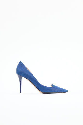 Jimmy Choo Textured Suede Alia Pump