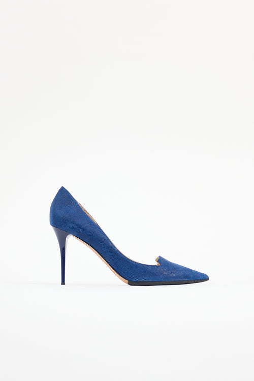 Jimmy Choo Textured Suede Alia Pump