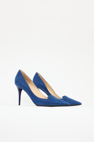 Jimmy Choo Textured Suede Alia Pump