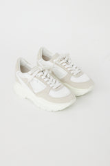 Jimmy Choo White & Grey Raine Chunky Sneaker