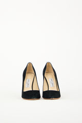 Jimmy Choo Black Suede Romy Pump