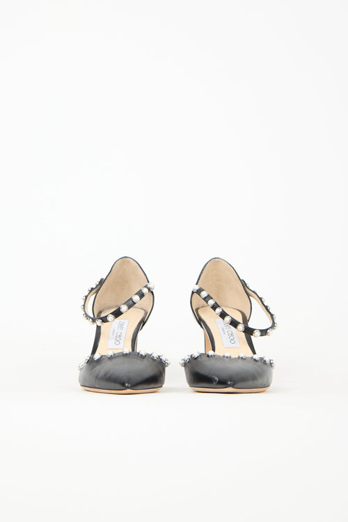 Leather Leema Pearl Heel