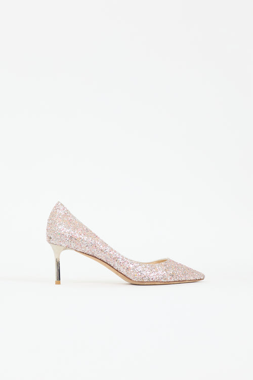 Jimmy Choo Glitter Romy Pump