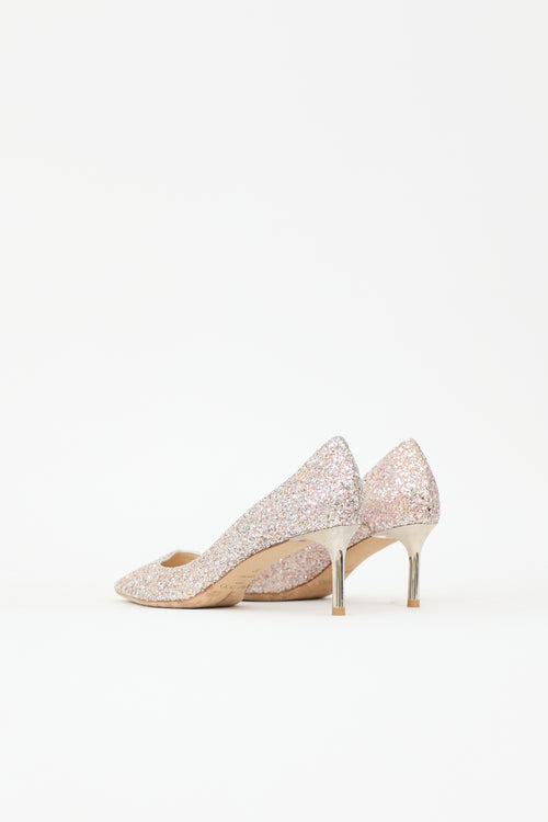 Jimmy Choo Glitter Romy Pump