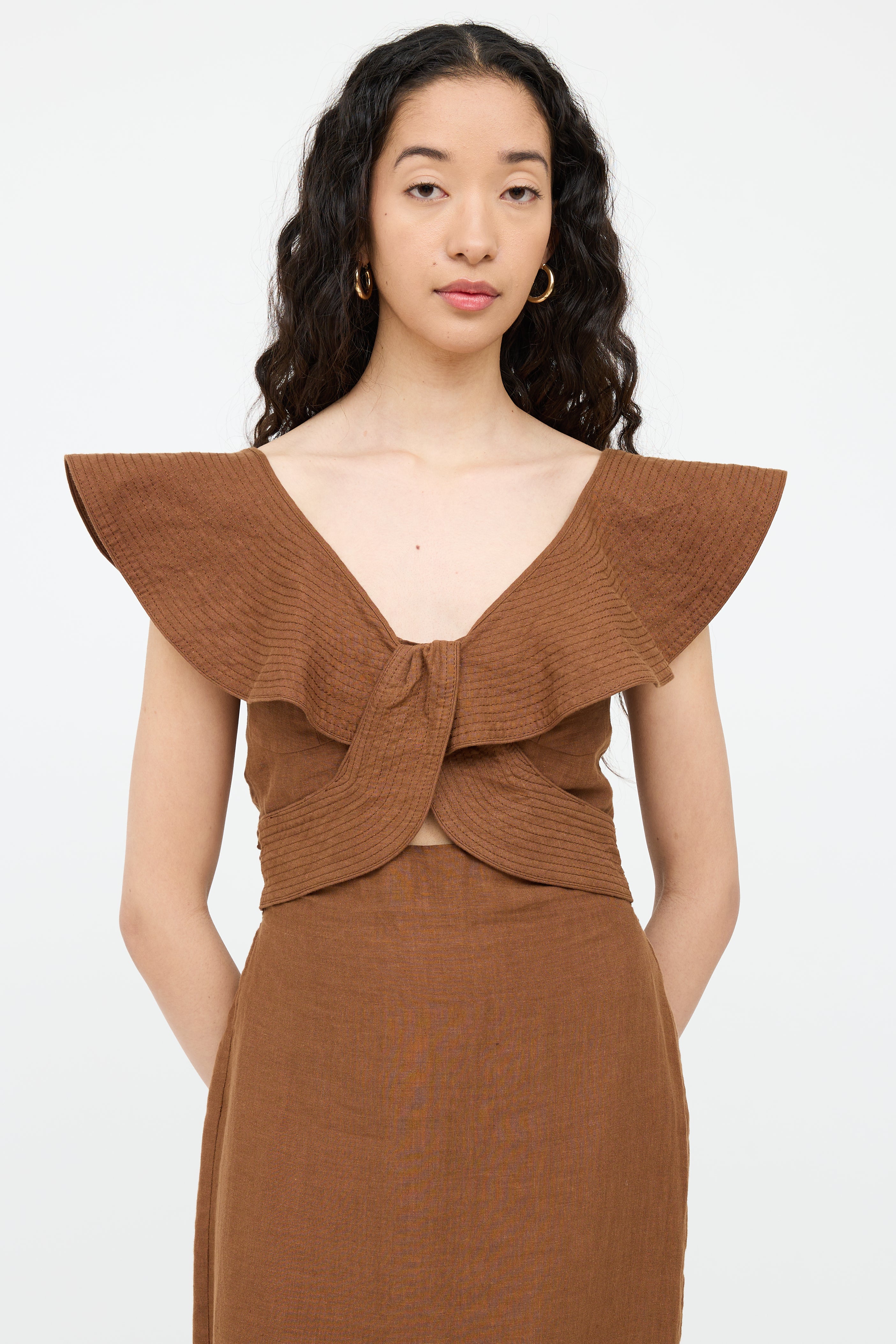 Johanna Ortiz // Linen Panel Dress VSP Consignment Johanna Ortiz // Linen Panel Dress VSP Consignment