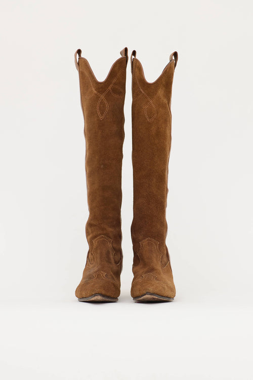 Johanna Ortiz Suede Western Boot