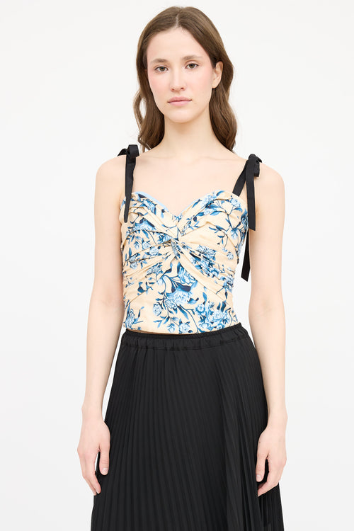 Johanna Oritz Floral Corset Top