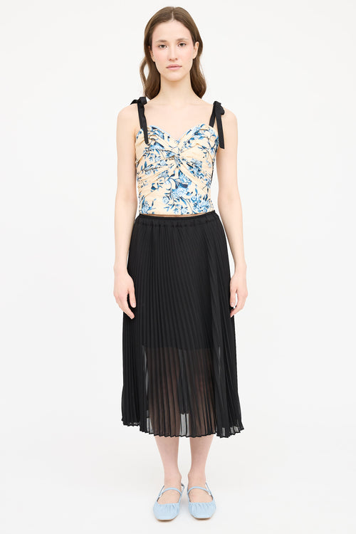 Johanna Oritz Floral Corset Top