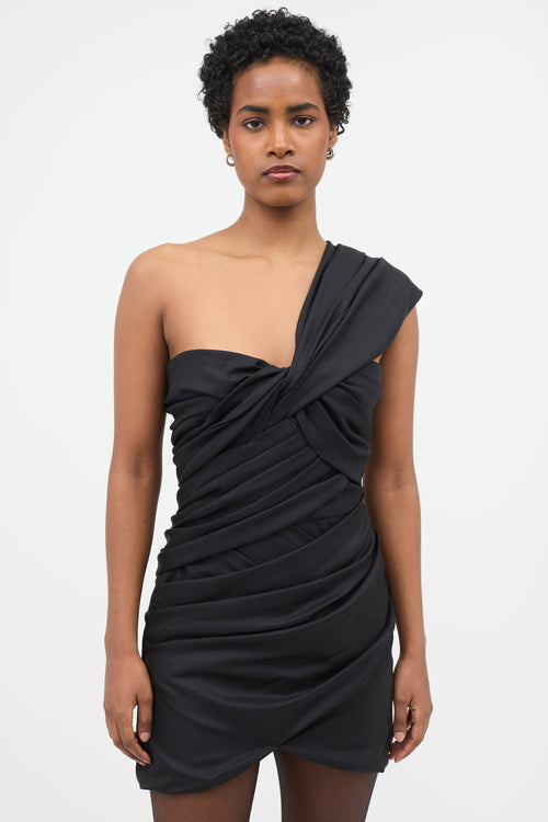 Johanna Ortiz One Shoulder Drape Dress