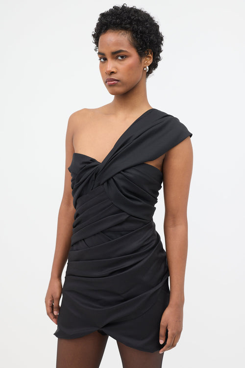 Johanna Ortiz One Shoulder Drape Dress