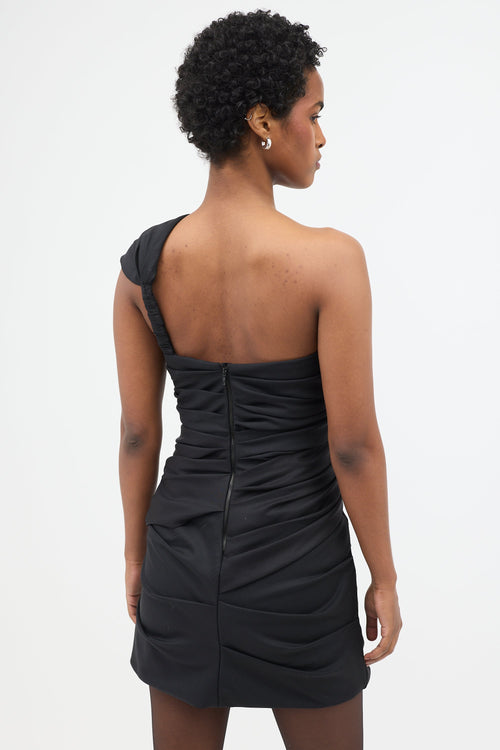 Johanna Ortiz One Shoulder Drape Dress