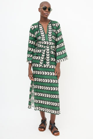 Johanna Ortiz Printed Origen Legendario Tunic Dress