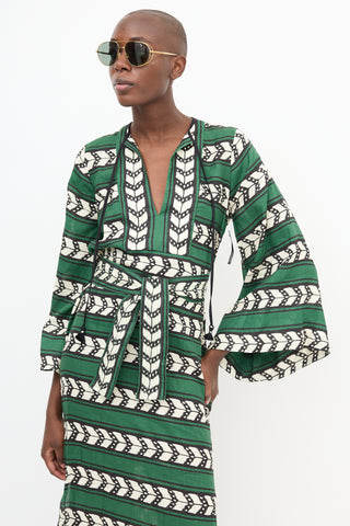 Johanna Ortiz Printed Origen Legendario Tunic Dress