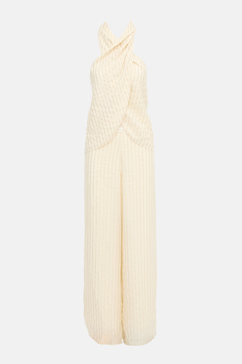 Johanna Ortiz Silk Jacquard Stripe Co-Ord Set